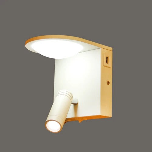 מנורת קיר מתכוננת + תאורת אווירה + מטען USB מובנה SHOW
