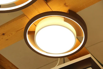 מנורה צמודת תקרה מסדרת dark beauty + שלט + 3 גווני אור מובנים + דימר